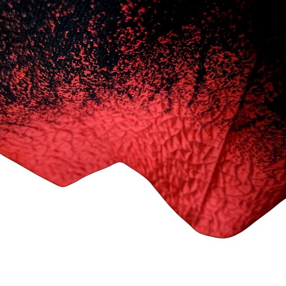 DESIGUAL Rainbow Black Structured Sheath Dress Red Abstract Ombre Small MSRP$269 - Picture 7 of 7